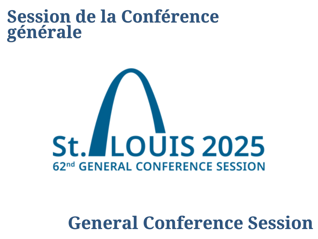 Nouvelles de la 62ème session de la conférence Générale