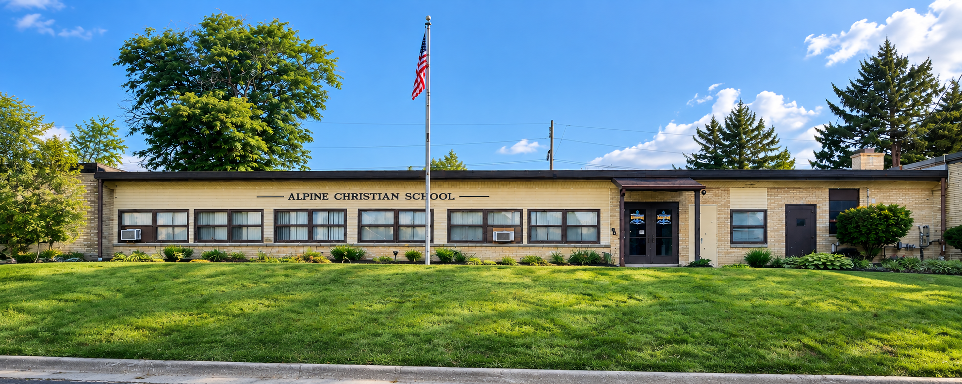 Alpine Christian School campus in Rockford, Illinois