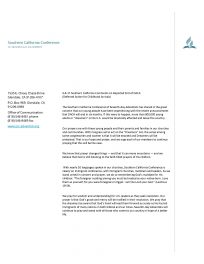 9-8-17 Southern California Conference Statement on Reported End of DACA