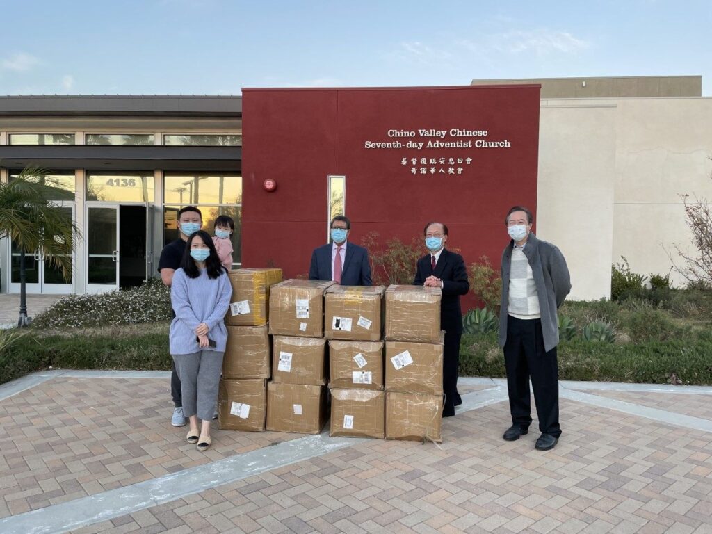 Church Receives Large Face Mask Donation and Pays It Forward
