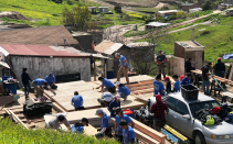 Holy Spirit Touches Hearts While Upper Room Fellowship Builds a Home