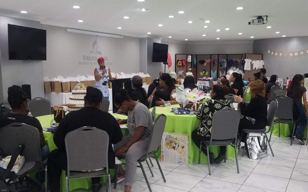 Breath of Life Church Hosts a Baby Shower of Blessing