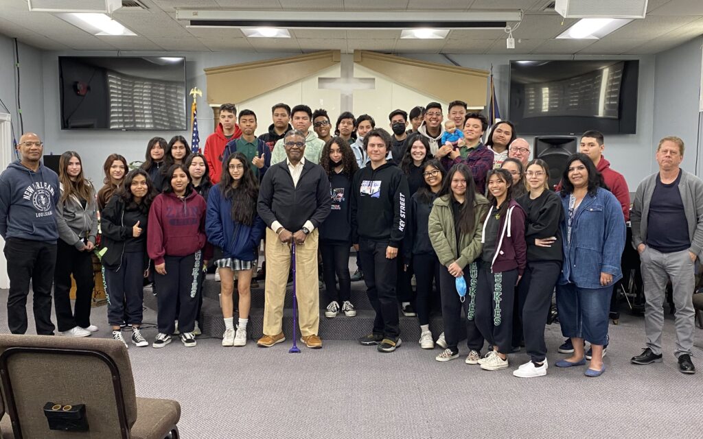 Renown Hollywood Actor, Keith David, Visits San Fernando Valley Academy