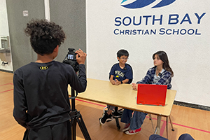 Student-Run News Show Builds Community at South Bay Christian School