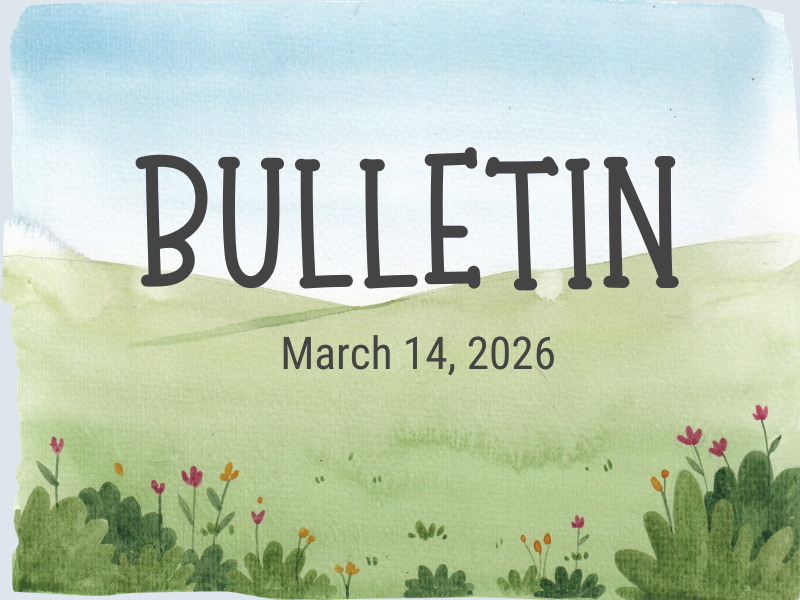 Bulletin 3.14.26
