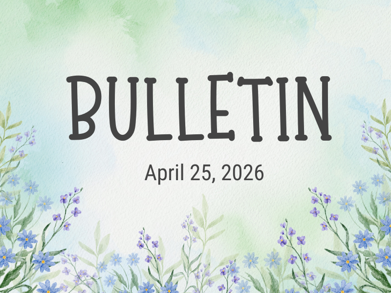 Bulletin 4.24.26