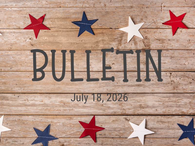 Bulleting 7.18.26