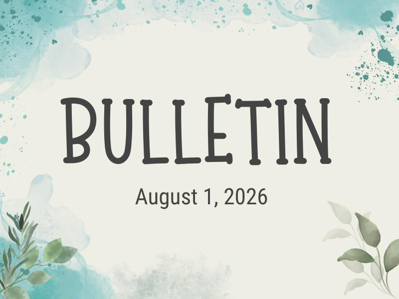 Bulletin 8.1.26