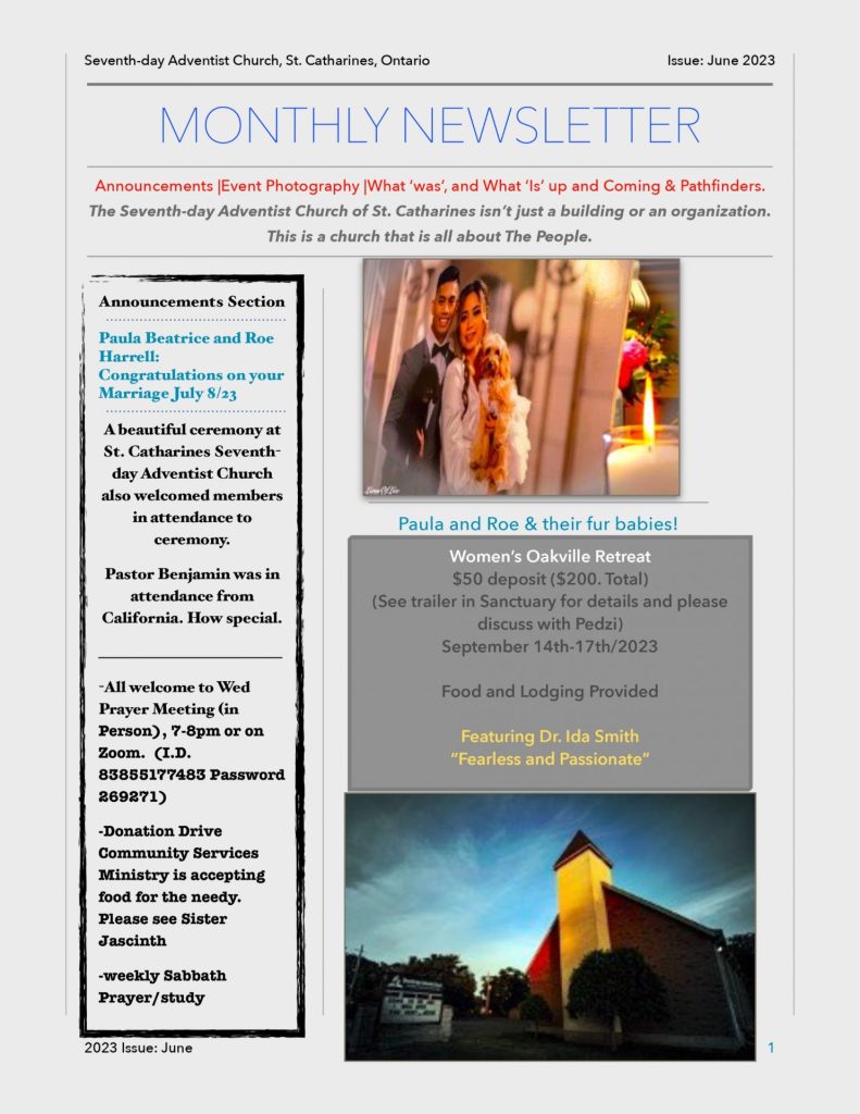 June 2023 Newsletter
