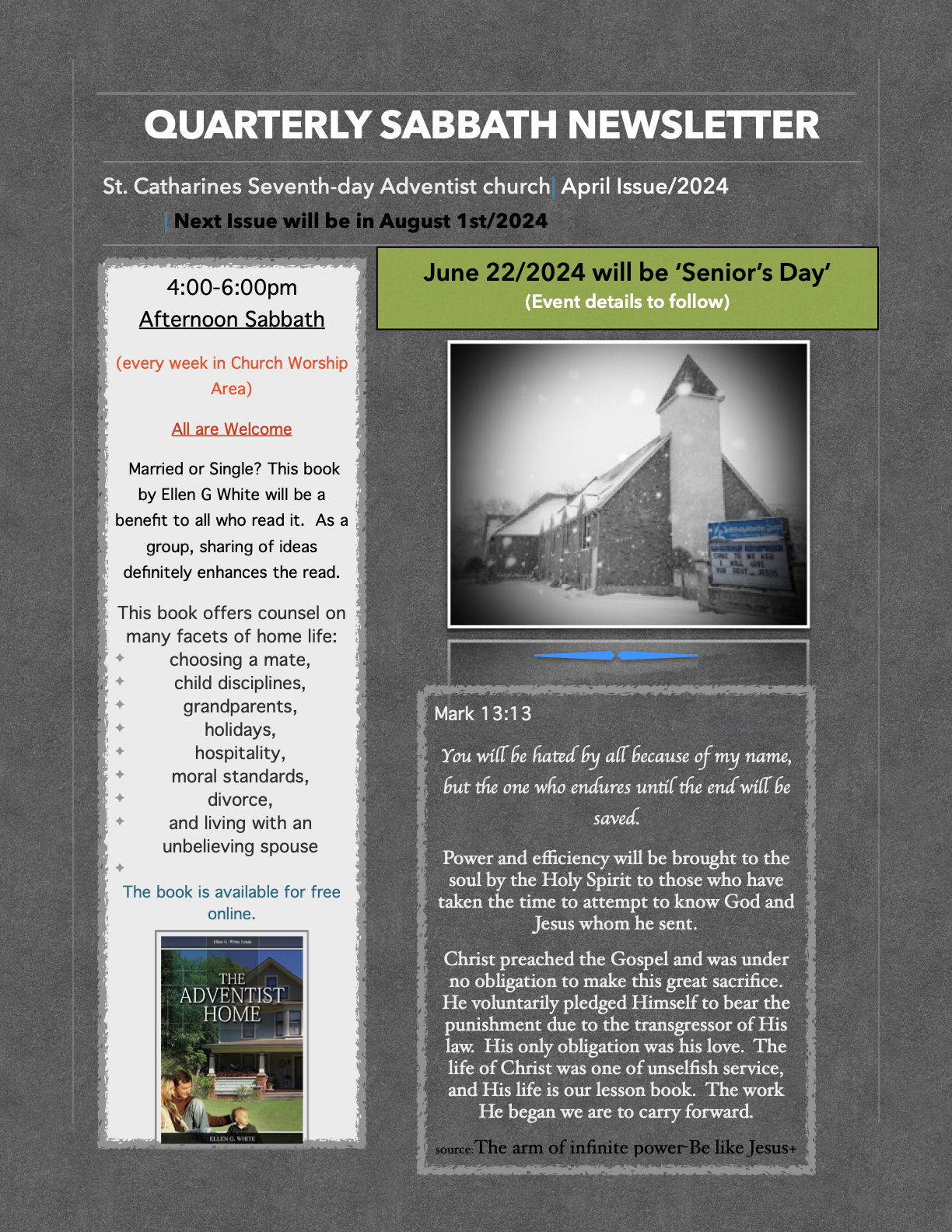 April 2024 Newsletter