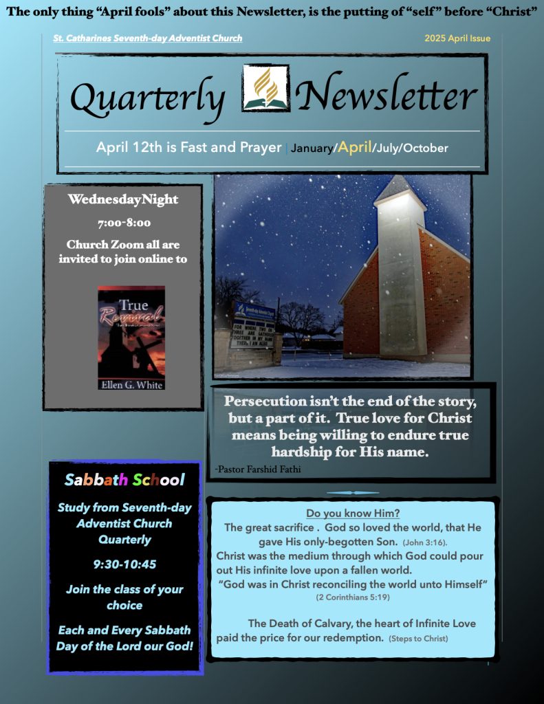April 2025 newsletter