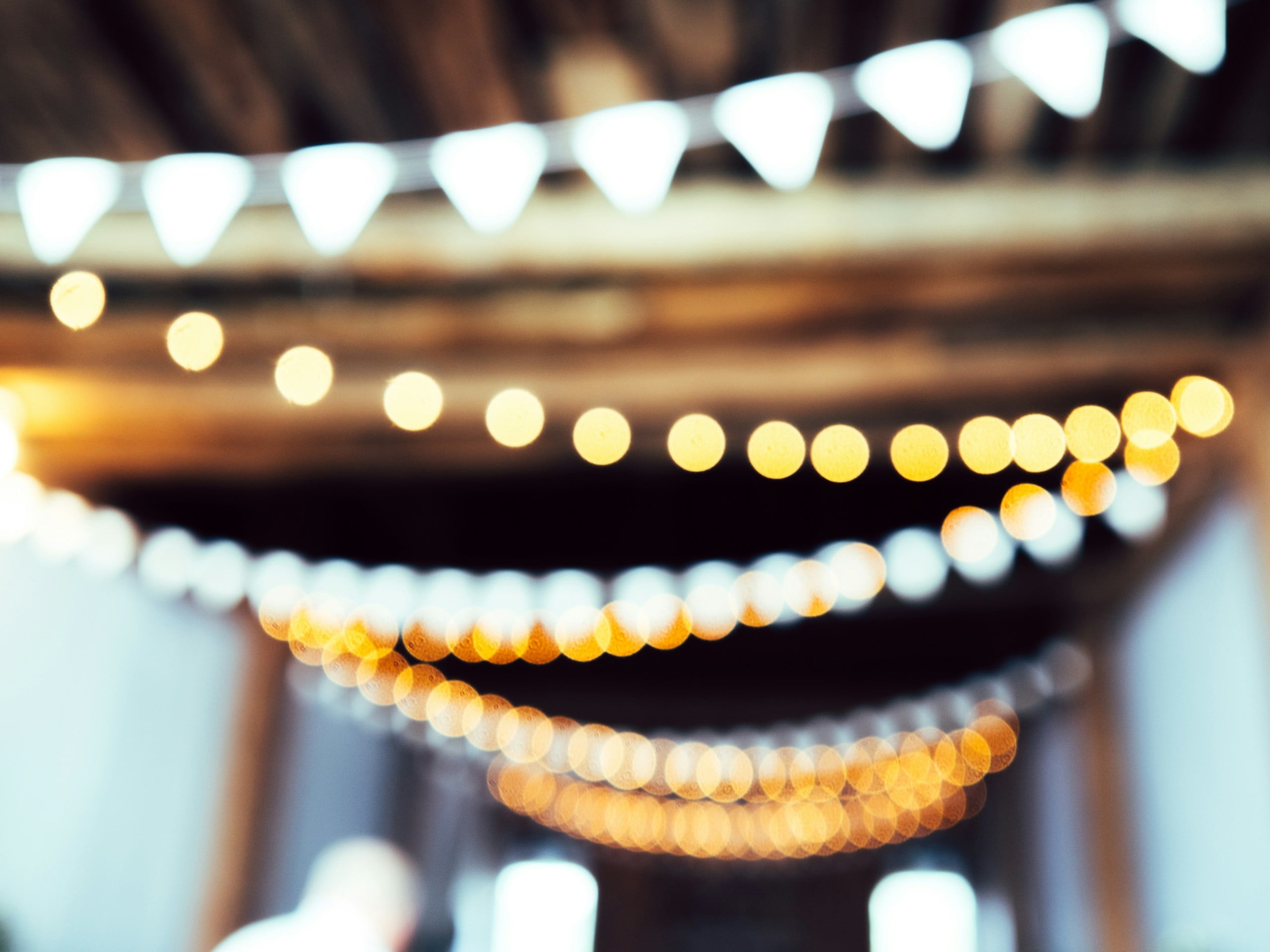Macro view of lights in a party showcasing upcoming events for Ministry4Him.com