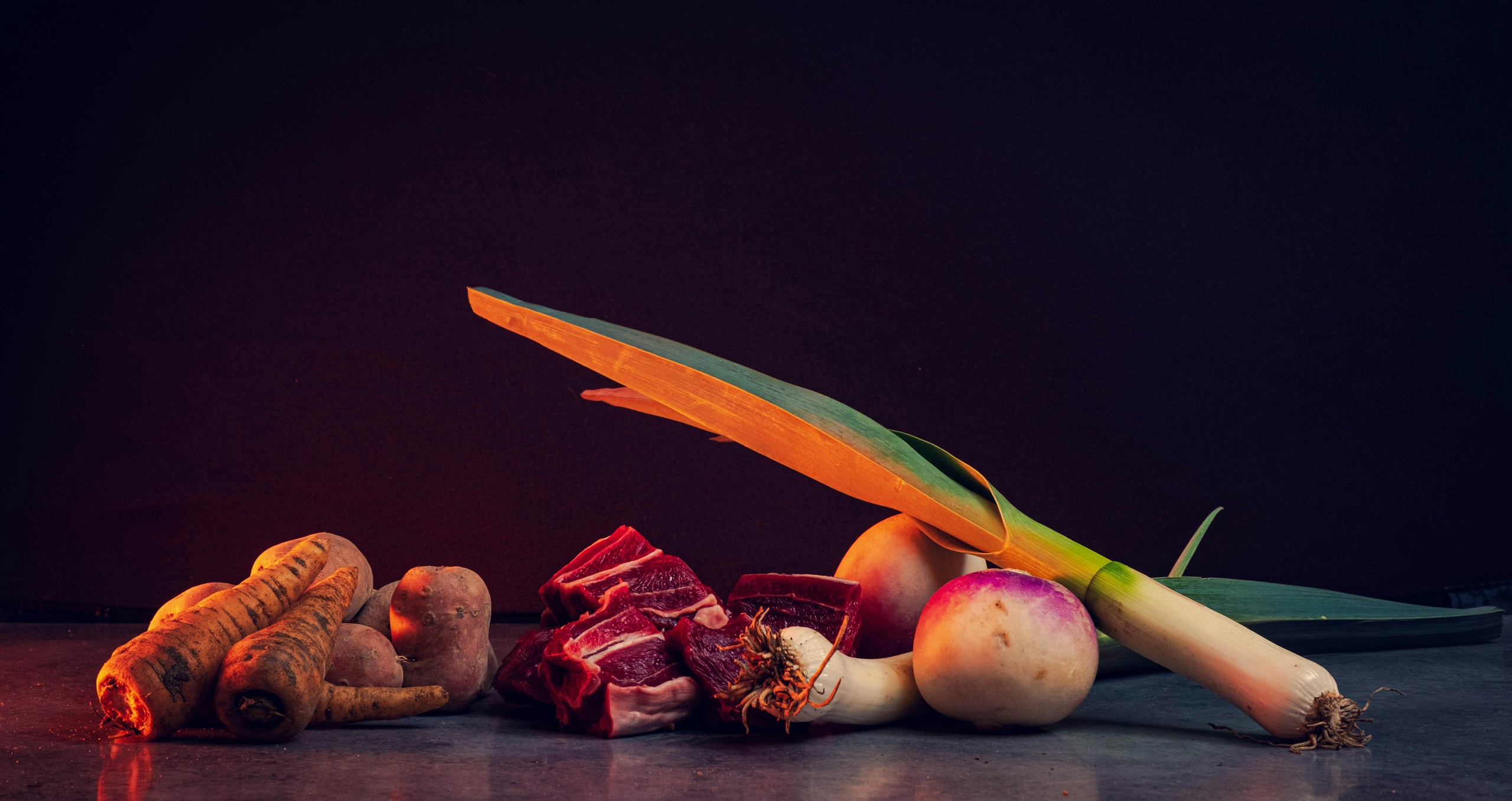 a bunch of vegetables that are on a table