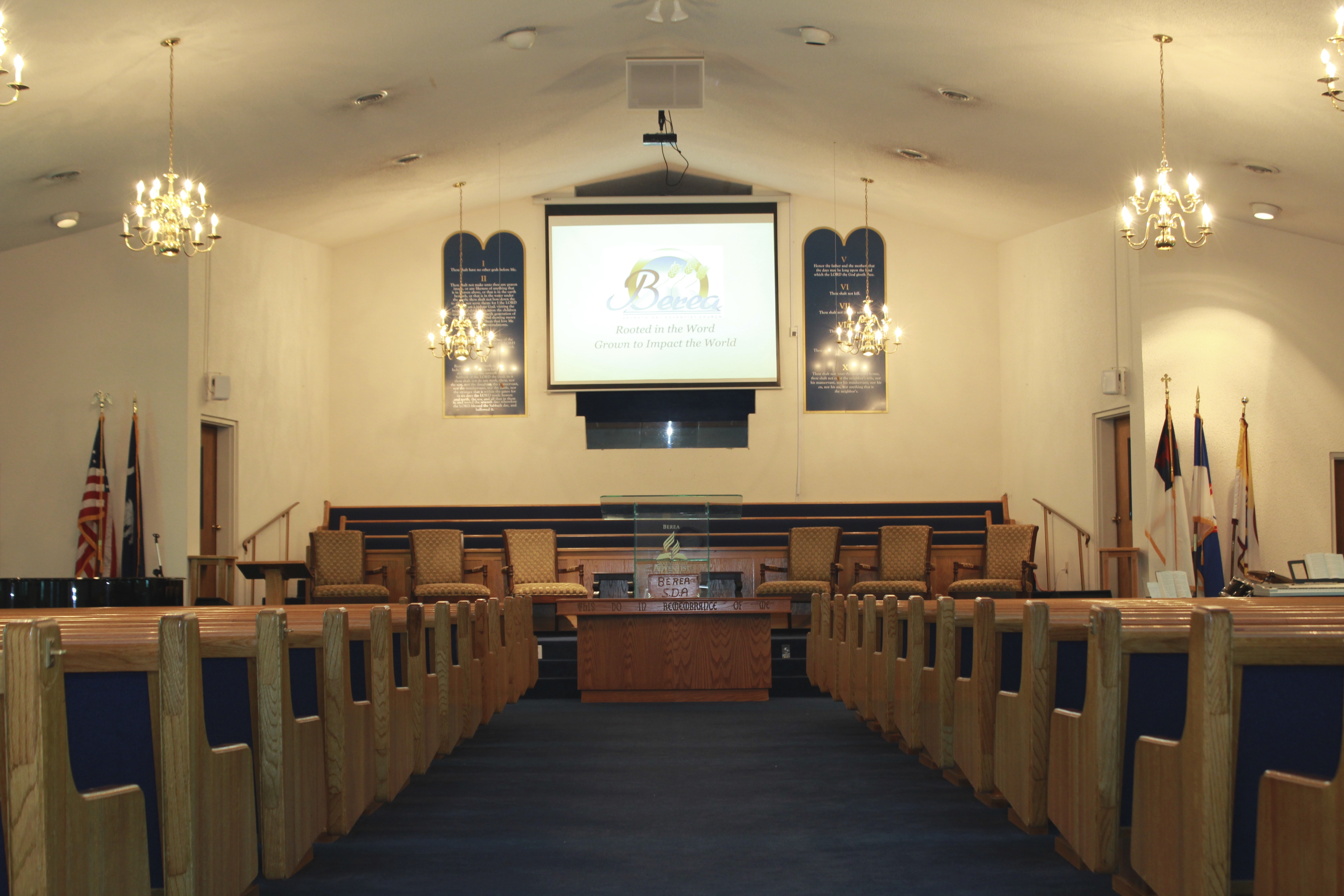 The Berea SDA sanctuary