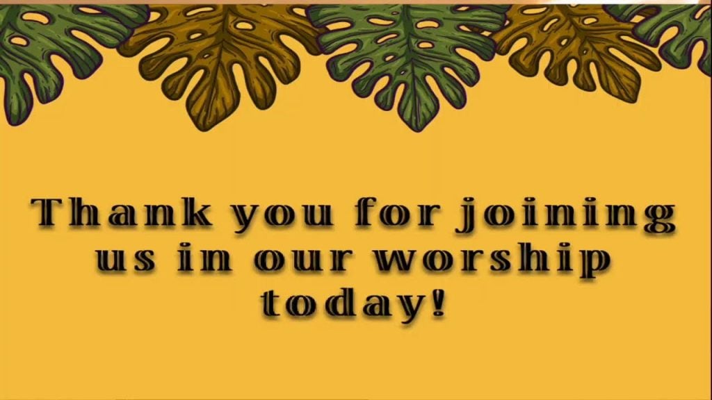 TFC Sabbath Service – 3 December 2022