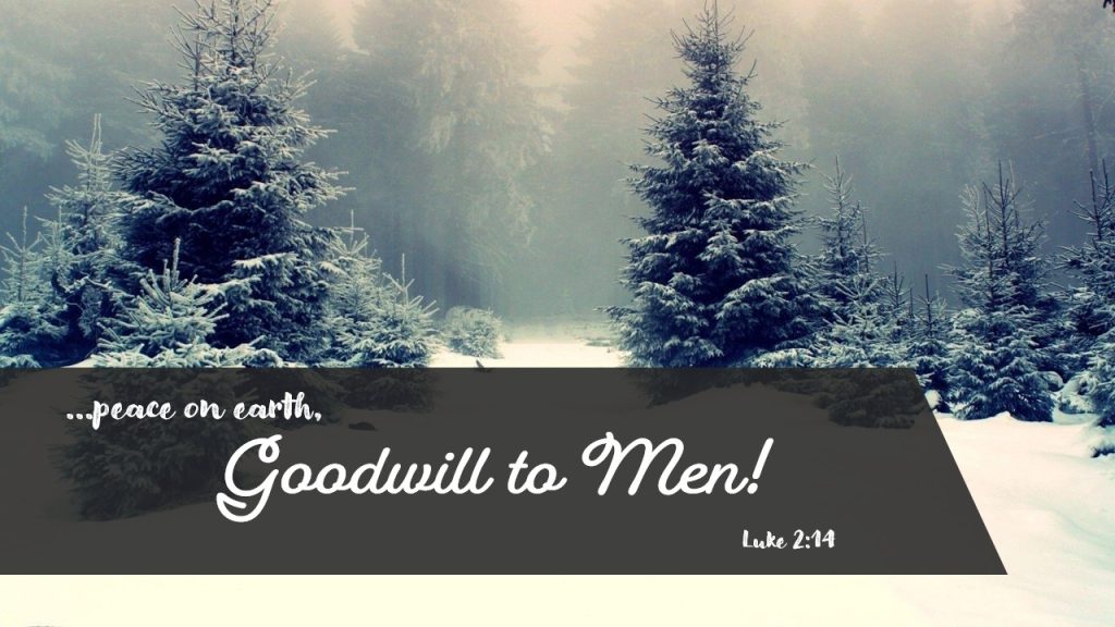 Goodwill to Men…a Christmas Contemplation