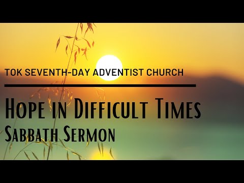 Hope in Difficult Times