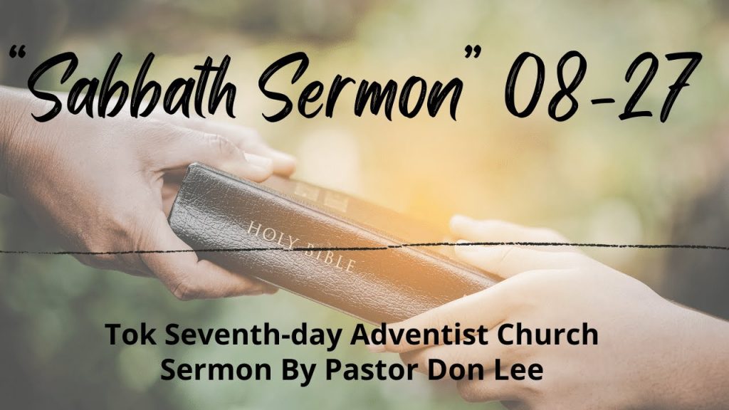 Sabbath Sermon