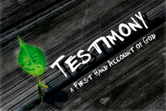 My Testimony  –  God is Real