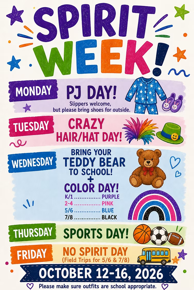 Updated Colorful School Spirit Week Poster (2)