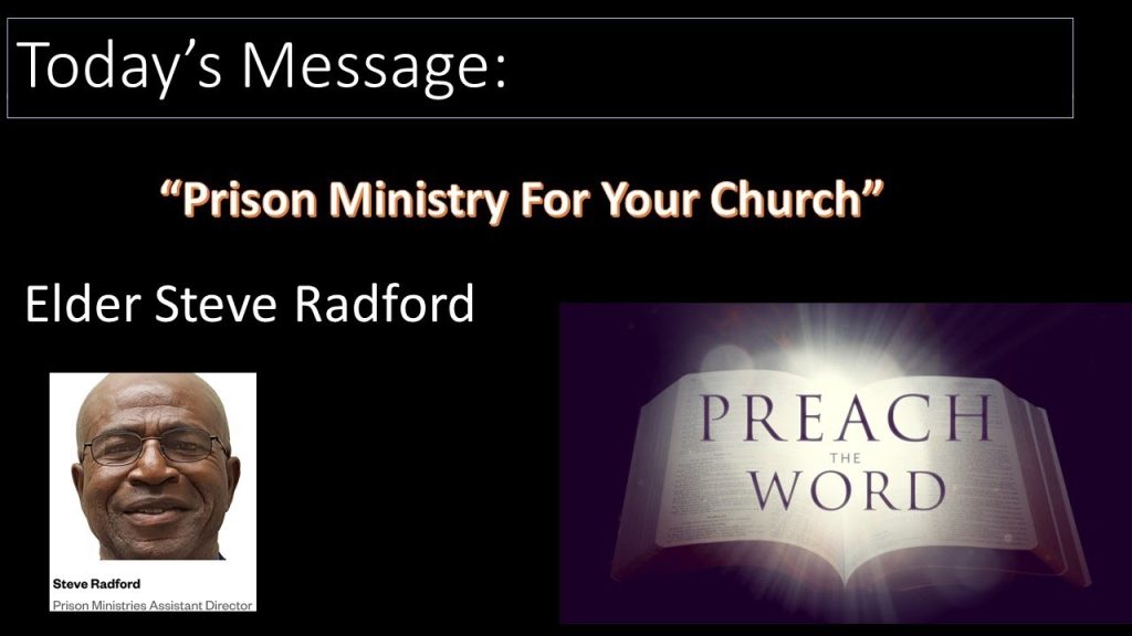 Prison Ministry For Your Church