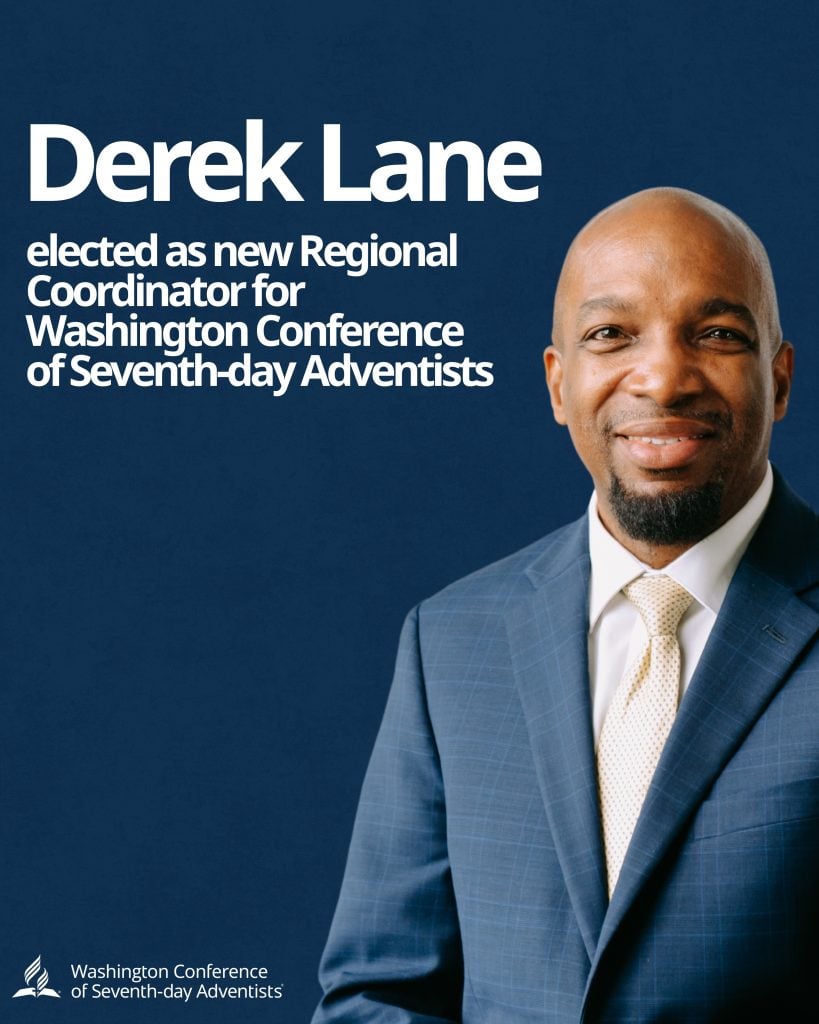 Washington Conference Welcomes Derek Lane as Regional Ministries Coordinator