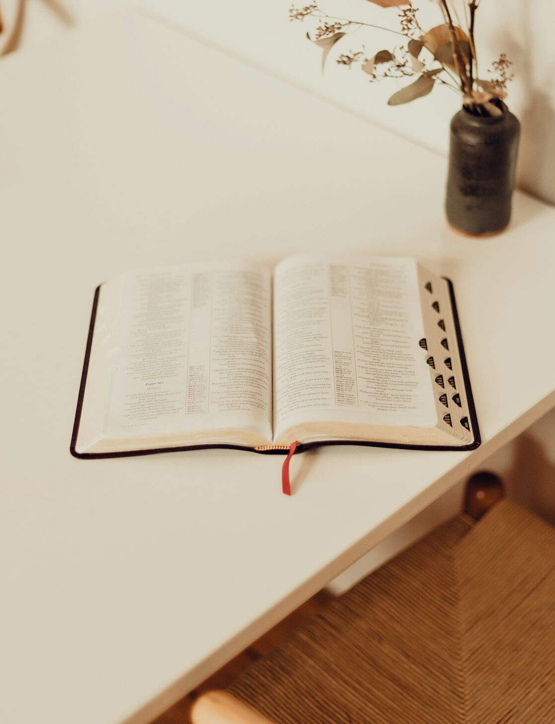 white book page on white table