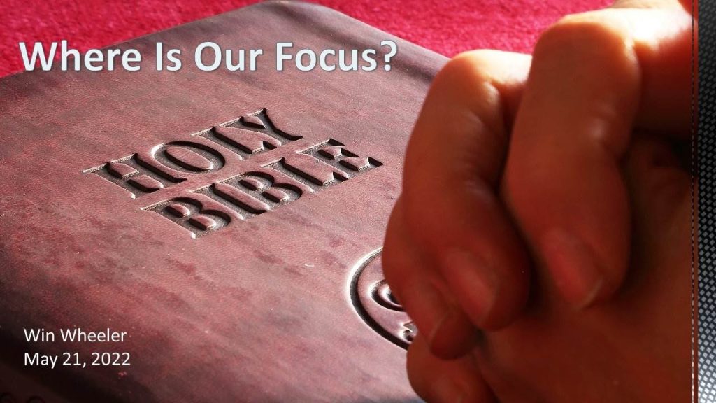 Where Is Our Focus?