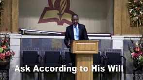 Ask According to His Will