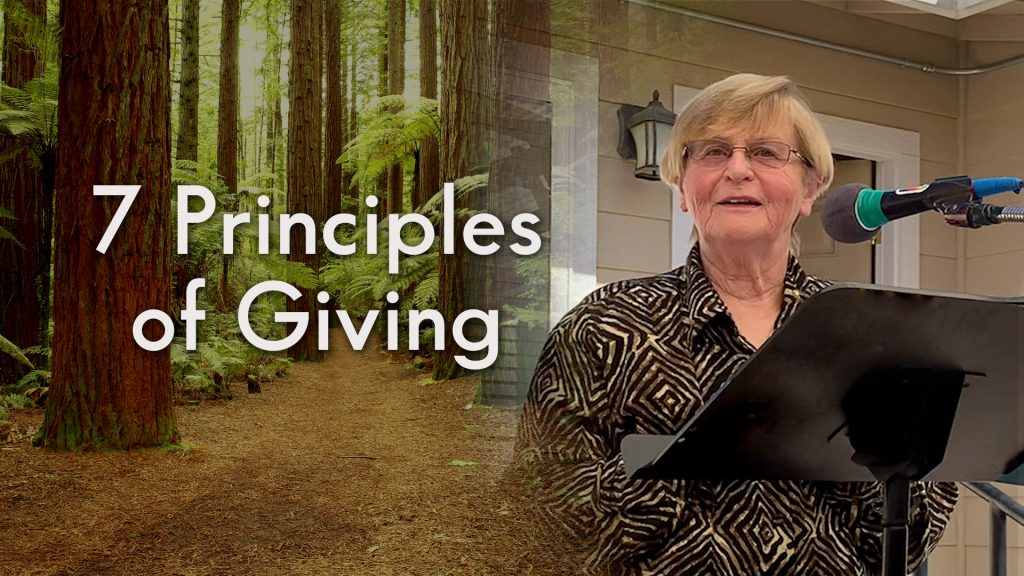 7 Principles of Giving – Georgine Hultz – willitssda.com