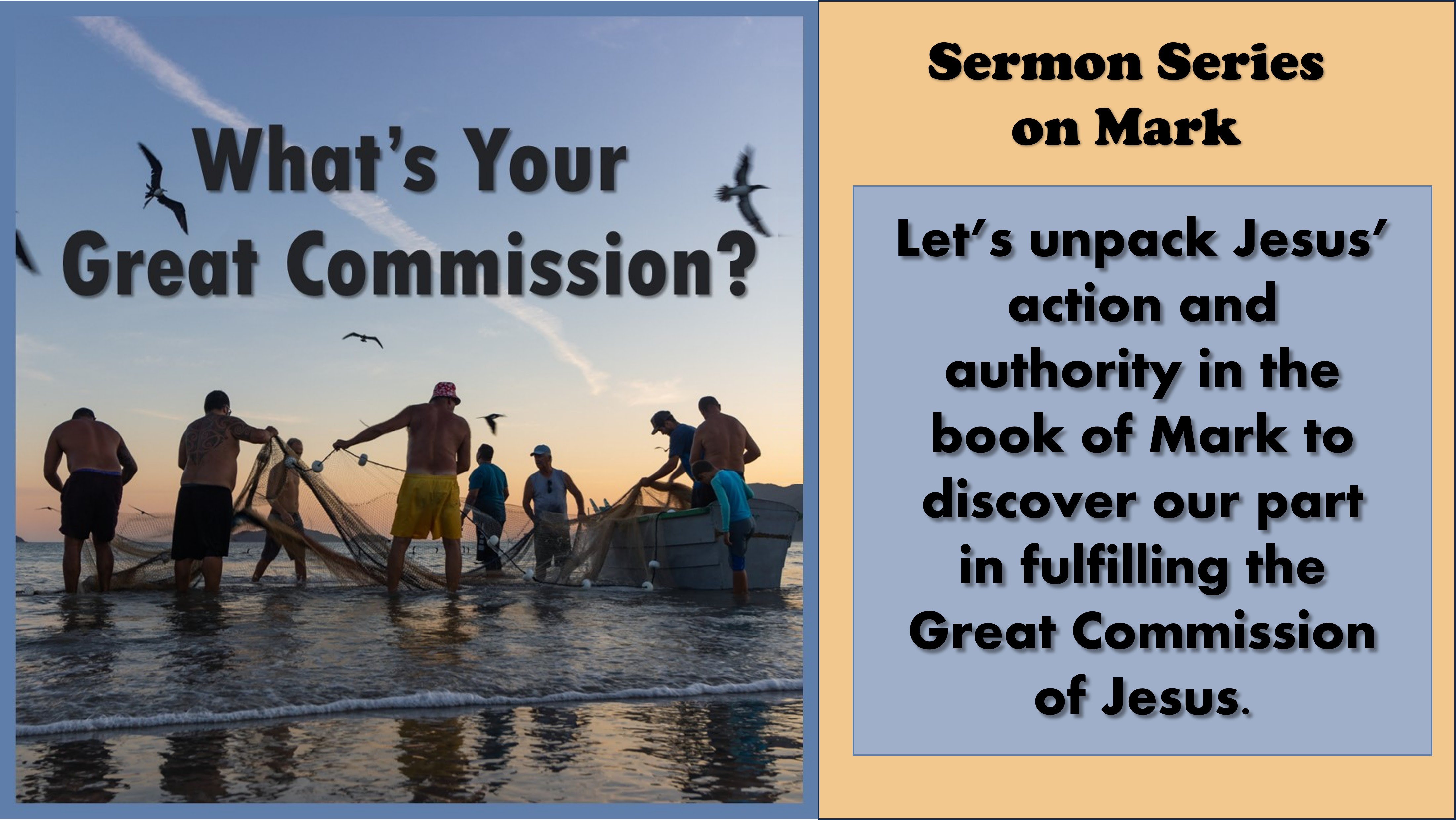 Sermon Series on the Book of Mark