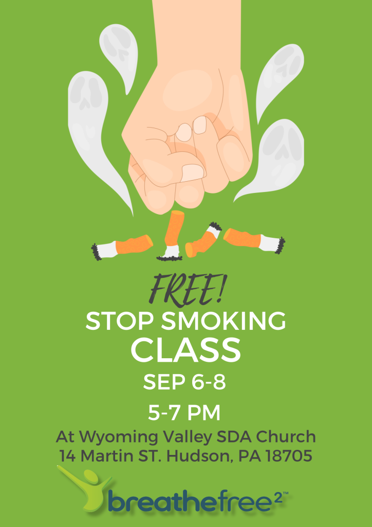 Stop Smoking Class- Sign up here