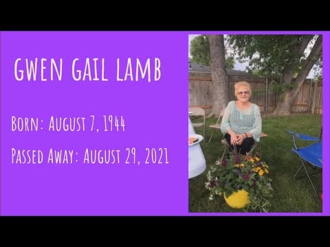 Gwen Gail Lamb – Celebrating a Life of Faith