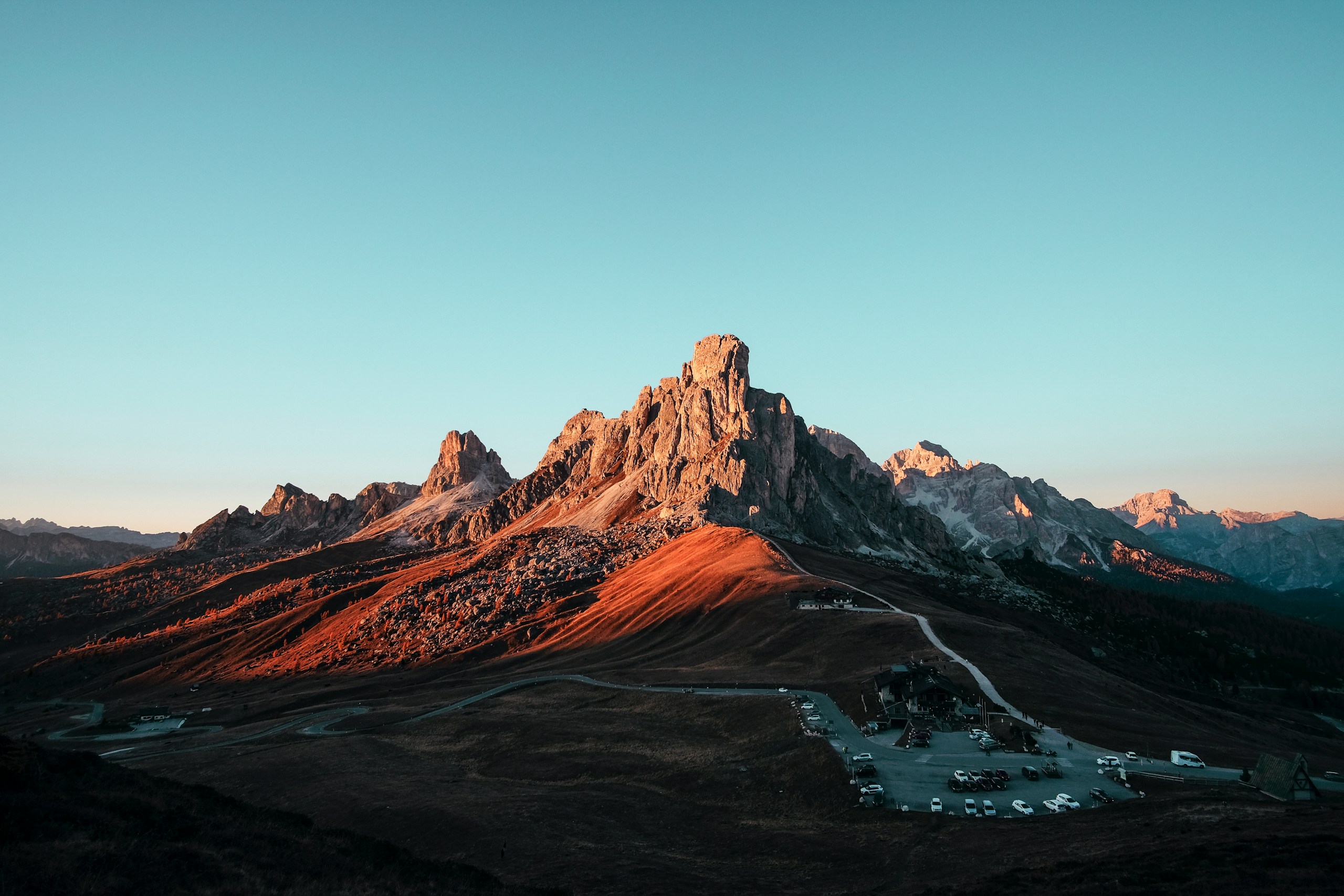 brown rock formation under blue sky