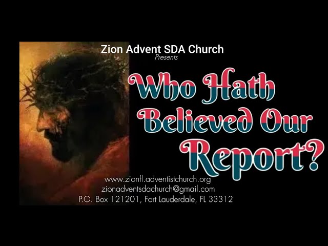Who Hath Believed Our Report? | Elder K. Shattock