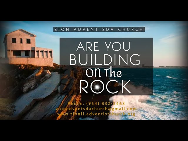 Are You Building on a Rock | Elder K. Shattock